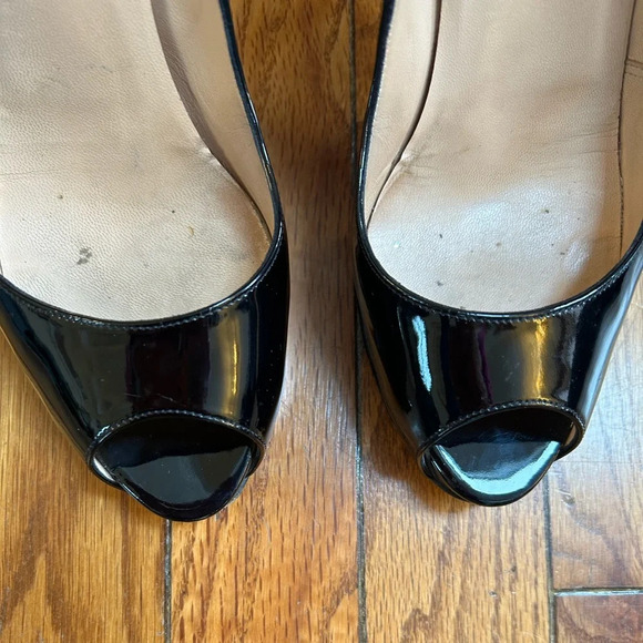 Christian Louboutin Black Very Privé 120 Patent, size 38.5 - Picture 5 of 15